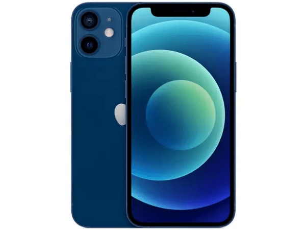 iPhone 12 Mini Apple 256GB Azul 5,4” - Câm. Dupla 12MP iOS
